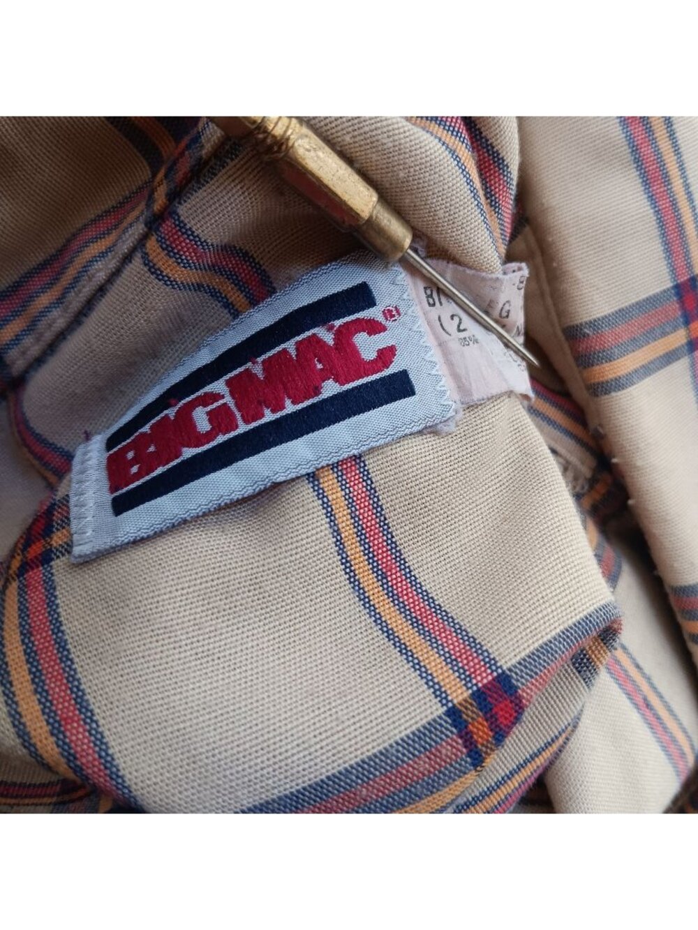 4XL True Vintage Western Shirt Big Mac Plaid Snap Shirt Cowboy 1980 90s Grunge